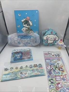 7 piece Sanrio Cinnamoroll Set